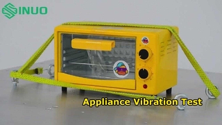 Qu'arrive-t-il à un appareil électroménager lors d'un test de vibration mécanique ?