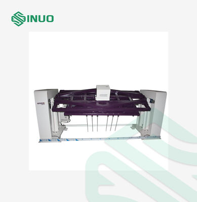 Système d'essai de rotation de la batterie du véhicule électrique avec rotation à 360° sur plusieurs axes, contrôle intelligent par PLC et serrage mécanique pour les essais de sécurité du véhicule électrique