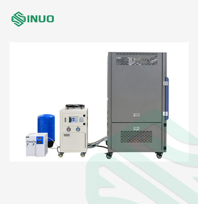 Bon prix Chambre d'essai d'altération par arc de xénon Chambre d'essai de xénon refroidie à l'eau en ligne