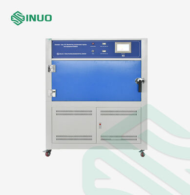 Chambre d'essai à température UV accélérée conforme à la norme ISO 4892-82 avec lampes UV-A ou UV-B et pulvérisation automatique d'eau