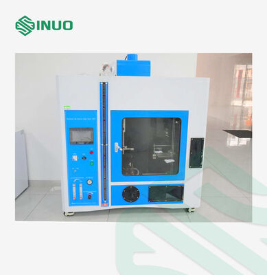 Bon prix Chambre d'essai à flamme verticale horizontale conforme aux normes IEC60695 UL94, dotée d'un PLC et d'un contrôle par écran tactile et d'une double alimentation de 50 W et 500 W en ligne